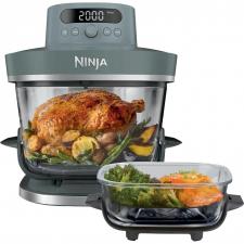Friteuza cu aer cald Ninja AS101EUGY Crispi Pro 7in1 XL, 2050W, Capacitate 5.7l, Temperatura maxima 240 °C, 7 programe, Gri